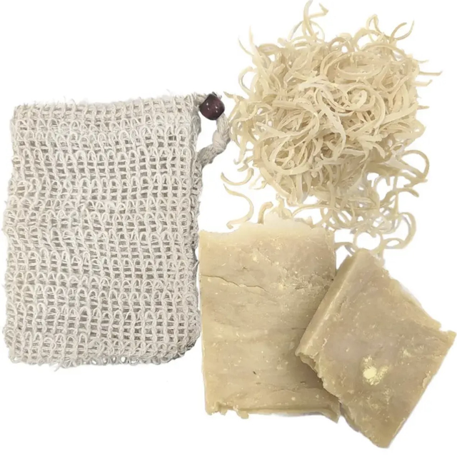 Sac à bulles - Savon solide au soufre - Concept zéro déchet - 140 gr